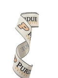 2.5 Inch Wired Purdue Sports Team Ribbon (10 Yard Roll)