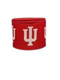 2.5 inch Wired White Red College Collage on Red Football Team Ribbon