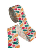 Colorful Popsicles Printed Grosgrain Cheer and Craft bow Ribbon (sold in 3 yard increments)