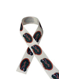 Gators on Grosgrain Ribbon for Crafts, Hair Bows (3 yards)