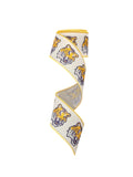2.5 inch Louisiana Tigers College Craft Ribbon (sold in 10 yard roll)