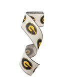 2.5 inch Wired Tigers Collage Ribbon (sold in 10 yard roll)