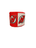 2.5 Inch Wired Red and White Team Ribbon (10 Yard Roll)