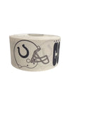 1.5 or 3 Inch Wide Indianapolis Colts Printed Grosgrain Hair Bow Ribbon (sold in 3 yard increments)