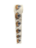 2.5 Inch Wired Jaguars Football Sports Team Ribbon (sold in 10 yard roll)