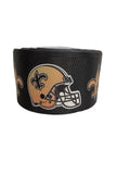 1.5 or 3 Inch Wide New Orleans Saints Gold Helmet Football Printed Grosgrain Hair Bow Ribbon (sold in 3 yard increments)