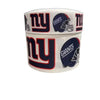 1.5 or 3 Inch Wide New York Giants Football Printed Grosgrain Hair Bow Ribbon (sold in 3 yard increments)