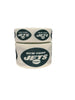 1.5 or 3 Inch Wide New York Jets Football Printed Grosgrain Hair Bow Ribbon (sold in 3 yard increments)