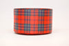 1.5 or 3 Inch Wide Red Plaid Printed Grosgrain Cheer Bow Ribbon (sold in 3 yard increments)