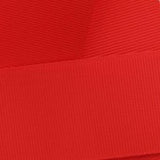 Solid Red Grosgrain Cheer Bow Ribbon (3 inch, 1.5 inch) – 3 Yard Increments