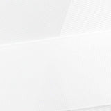 3 Yards of 3 Inch Wide White Solid Grosgrain Cheer Bow Ribbon
